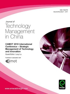 cover image of Journal of Technology Management in China, Volume 6, Issue 1